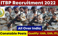 ITBP Recruitment 2022 – Apply Online for 186 Constable Posts