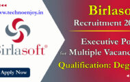 Birlasoft Notification 2022 – Applying for the Various Executive posts | Apply Online